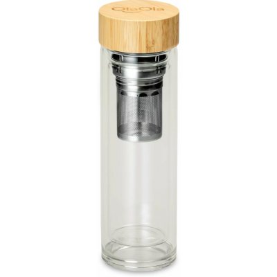 OlaOla Dvoustěnná láhev se sítkem na čaj 400 ml – Hledejceny.cz
