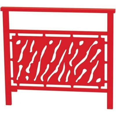 Procity Zábradlí Benátky 1000 mm červená RAL3020 – Hledejceny.cz