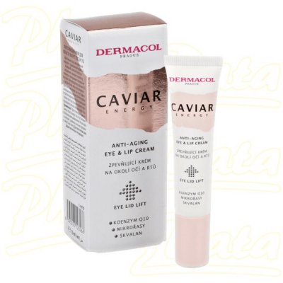 Dermacol Caviar Energy eye and Lip Cream zpevňující krém na okolí očí a rtů 15 ml – Zbozi.Blesk.cz