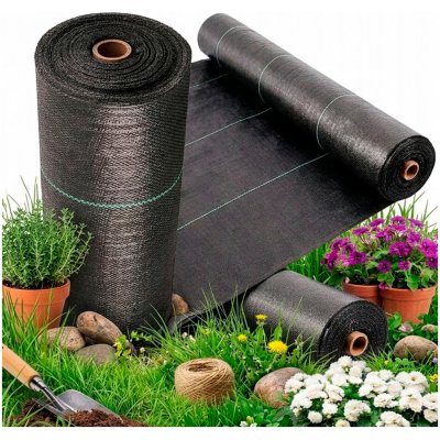 Springos agrotextilie 1,1 x 10 m extra pevná AG0040 černá – Hledejceny.cz