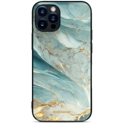 Pouzdro Mobiwear Glossy Apple iPhone 12 Pro - G022G Zelenkavý a zlatavý mramor