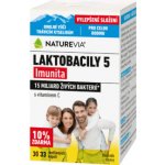 Swiss NatureVia Laktobacily 5 Imunita 33 kapslí – Hledejceny.cz