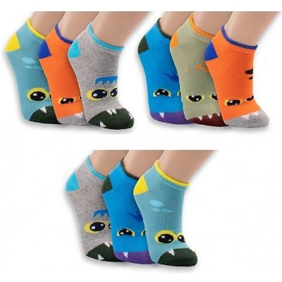 TRENDY SOCKS OBLUDY dětské barevné kotníkové ponožky náhodný mix