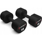 HMS Potažené pogumované činky s pevnou hmotností 2 x 2 kg – Zboží Mobilmania