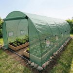 EDENIA Velký fóliovník na zahradu VERNA 3 x 6 m zelený – Sleviste.cz