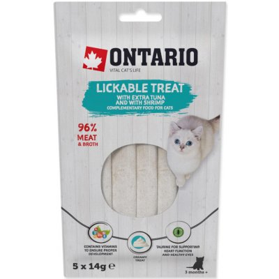 Ontario extra tuňák a krevety 5 x 14 g – Hledejceny.cz