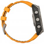 Garmin Fenix 8 AMOLED 47mm Sapphire Titanium Graphite/Orange 010-02904-11 – Zboží Živě
