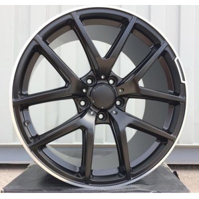 Racing Line A8221 10x21 5x130 ET33 matt black polished rim | Zboží Auto