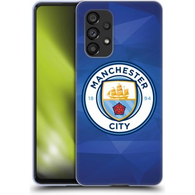 Pouzdro Head Case Samsung Galaxy A53 5G Manchester City FC - Modré nové logo