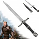 Chladné Zbraně Miniatura Zaklínačova meče/dýka "WITCHER'S MINI STEEL SWORD" – Zboží Dáma