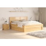 Postelia ESTER s úložným prostorem Dub – Zboží Dáma
