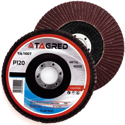 Tagred Lamelový korundový kotouč 125 x 22,2 mm 120 TA1007 – Zboží Dáma