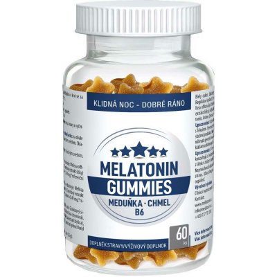 Clinical Melatonin Gummies Meduňka + Chmel + B6 60 pektinových bonbónů – Hledejceny.cz