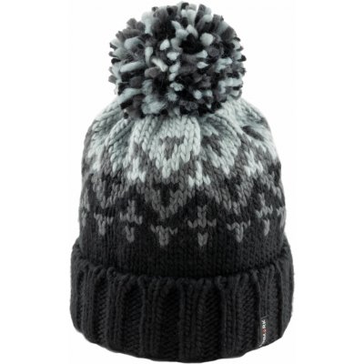 Finmark WINTER HAT Černá Šedá Bílá – Hledejceny.cz