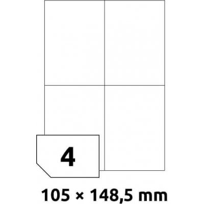 Rayfilm R0100.0922A samolepící 105x148mm bílé 100 listů – Zboží Mobilmania
