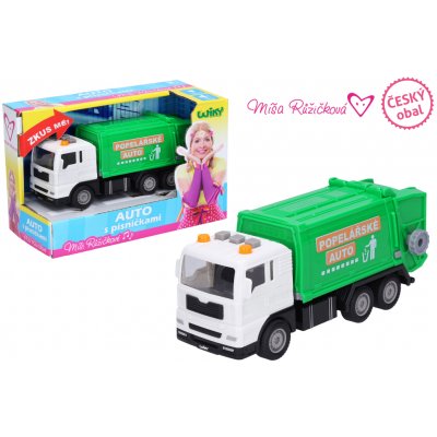 Wiky Vehicles Auto popelářské s efekty 17 cm český obal – Hledejceny.cz