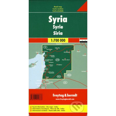 Syria 1:700 000 - freytag&berndt – Hledejceny.cz