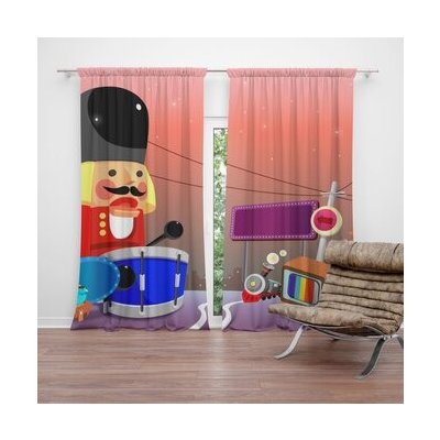Sablio Závěs Bubeníček: 2ks 140x250cm – Hledejceny.cz