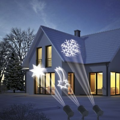 TMN 3-dílná sada laserových projektorů s vánočním motivem – Hledejceny.cz