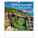 Nástěnný Křížem krážem Českou republikou 2025 – Hledejceny.cz