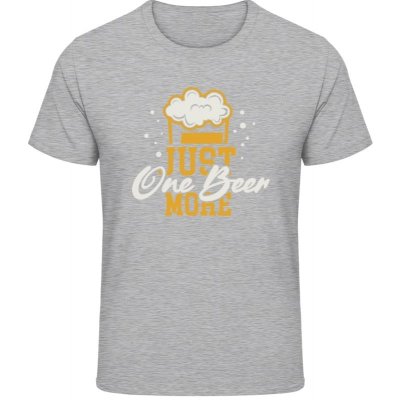 Gildan Soft Style tričko Design – Ještě jedno pivo - Flakatá sivá