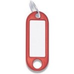 ConmetRON - plastové jmenovky na klíče - 10 ks, červené – Zboží Dáma