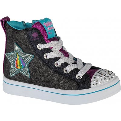 Skechers Twi-lites Patch Cuties 20234L bkmt – Zboží Mobilmania