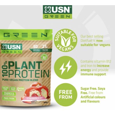 USN 100% plant protein 900 g – Zboží Mobilmania