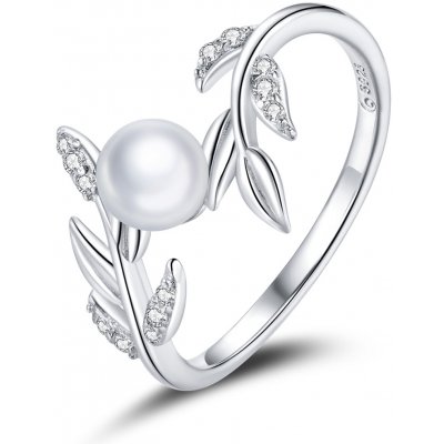 Olivie Stříbrný prsten Větvička s perlou 5132 – Zboží Dáma
