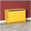 Botník Adore Furniture 42x60 cm žlutý AD0110