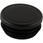 Zátka do trubky 45mm černá zátka plastová do trubky, vroubkovaná – Hledejceny.cz