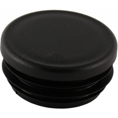 Zátka do trubky 45mm černá zátka plastová do trubky, vroubkovaná – Hledejceny.cz