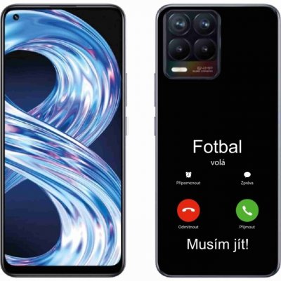 mmCase na Realme 8 4G - fotbal volá černé pozadí – Hledejceny.cz