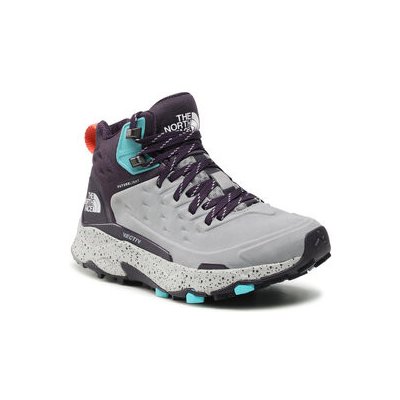 The North Face Vectiv Exploris Mid Futurelight Lthr NF0A5G3A32V1 Meld Grey/Dark Eggplant Purple – Zboží Mobilmania