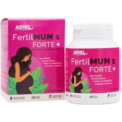 Adiel FertilMum forte 1 60 kapslí – Zboží Mobilmania