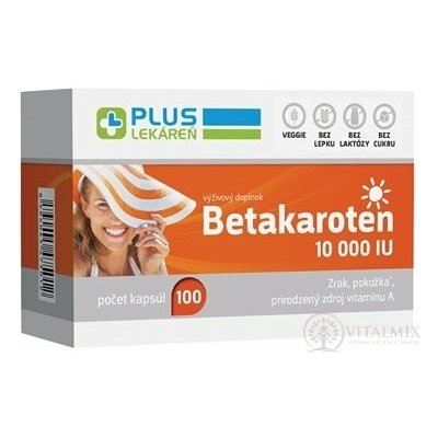 Plus Lékárna Betakaroten 10 000 IU 100 kapslí – Hledejceny.cz