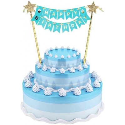 Dekorace na dort, Happy Birthday Godan – Zboží Mobilmania