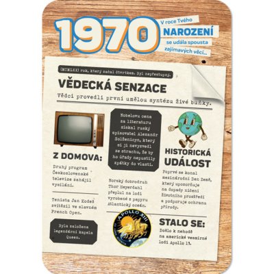 Retro přání - 1970 – Zboží Dáma