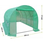 Mirpol foliovník ocelový rám 300x450x200 cm zelená – Zboží Dáma