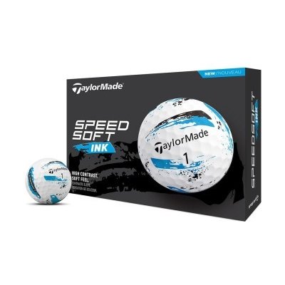 TaylorMade SpeedSoft bílé/modré 12 ks – Zbozi.Blesk.cz