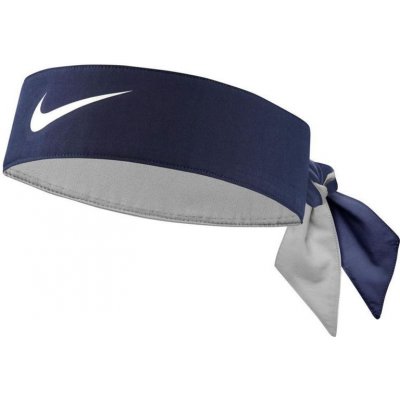 Nike Dri-Fit headband midnight navy/white – Zboží Mobilmania