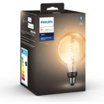 Philips Hue 8719514279131 LED designová žárovka 1x7W 1xE27 550lm 2100K Globe, Bluetooth, Teplá bílá – Hledejceny.cz