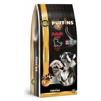 Puffins Dog Adult Mini Beef 15 kg