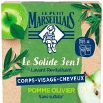 Le Petit Marseillais tuhé mýdlo 3 v 1 jablko a olivovník 80 g – Zboží Dáma