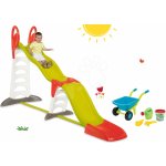 Smoby Set detská šmykľavka Toboggan Super Megagliss 2v1 +fúrik set s vedierkom SM310260-18 – Zboží Mobilmania