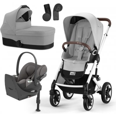 Cybex Talos 2023 sada Classic 5v1 Talos S Lux + Cot S + Cloud T + Base T Lava Grey