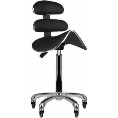 Gabbiano kadeřnický taburet Am-880 černý – Zboží Dáma
