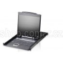 Aten CL-1308N-AT-AG KVM 8 port LCD 19'' + keyboard + touchpad PS/2 or USB, 1U 19'' Rack