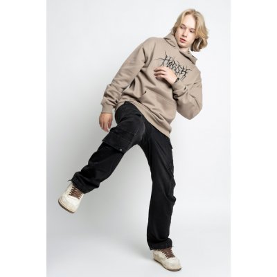 Reporter Young Chlapecké černé cargo džíny s prostornými kapsami ČERNÁ – Zboží Dáma