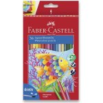 Faber-Castell Akvarelové pastelky 36 ks + štětec 1144